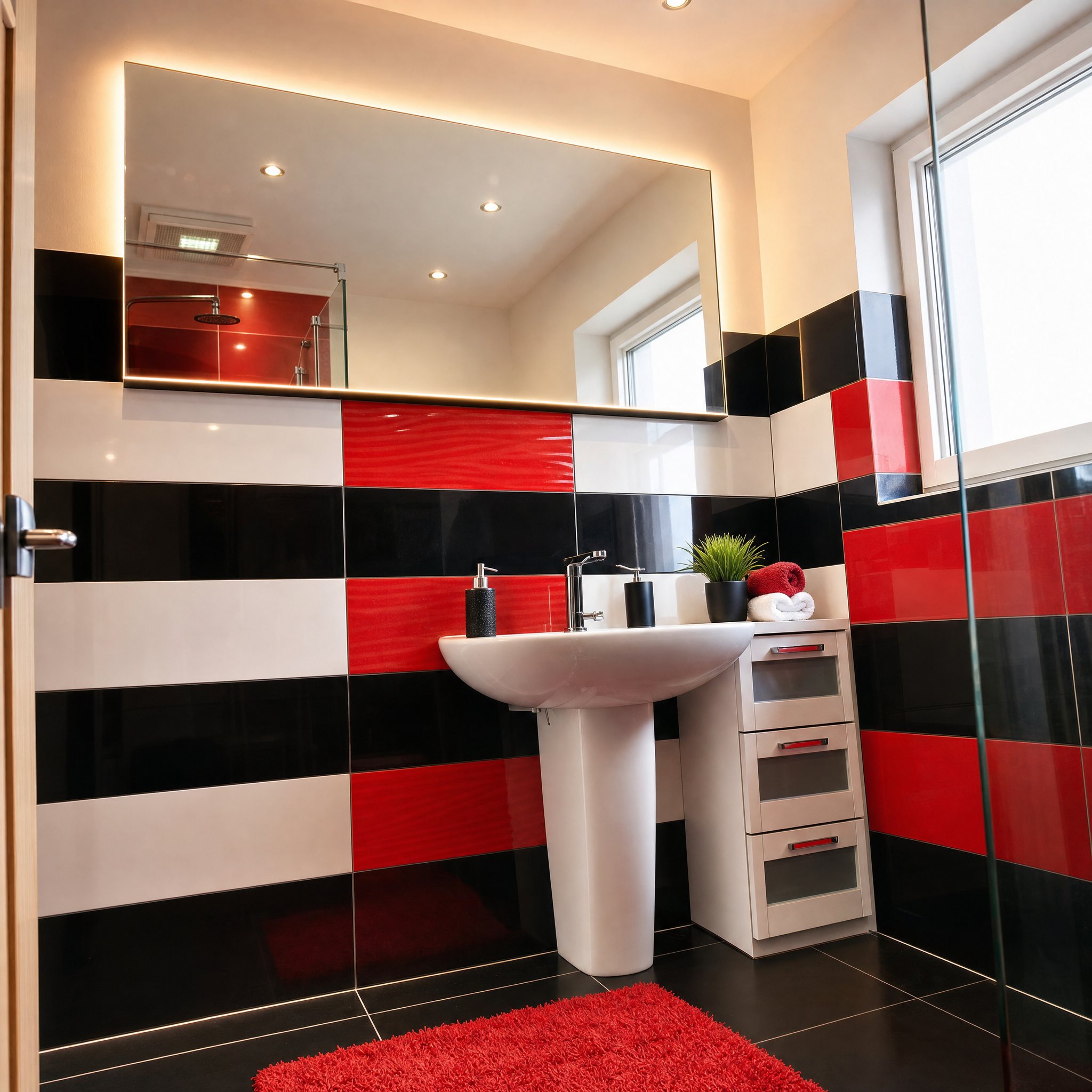 Zweites Badezimmer im Appartement